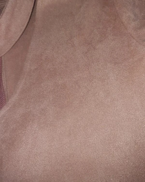 Vestido curto rosa claro com gola redonda 38 - M – photo 10